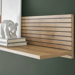 Wohnen Regale<Wohnzimmer Hängeboard in Wildeiche Optik - Nenaloro