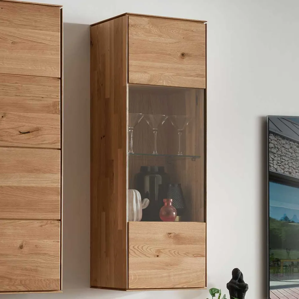 Wohnen Vitrinen<Wohnzimmer Hängeschrank mit Glas - Sinta
