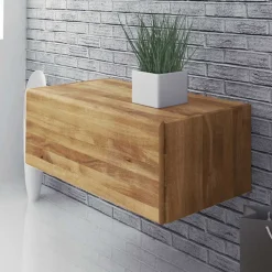 Wohnen Schränke<Wohnzimmer Hängeschrank Vaskov mit Klappe