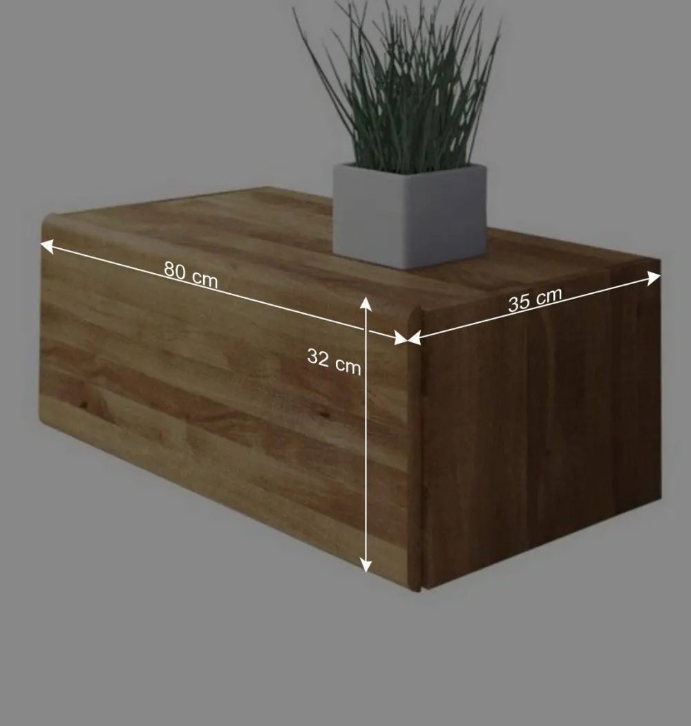 Wohnen Schränke<Wohnzimmer Hängeschrank Vaskov mit Klappe