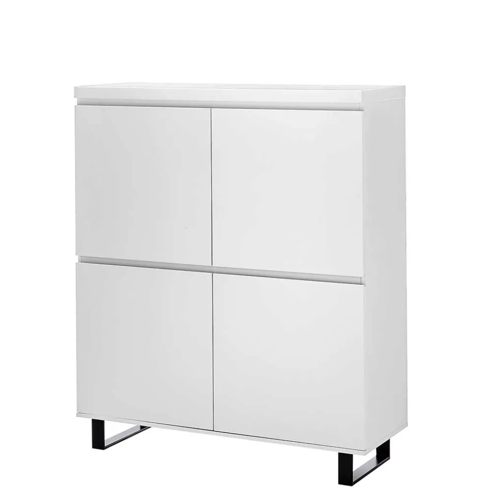 Wohnen Wohnwände<Wohnzimmer Kommoden Set modern - Atela (vierteilig)