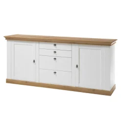 Wohnen Wohnwände<Wohnzimmer Landhausmöbel Set - Diatara (sechsteilig)