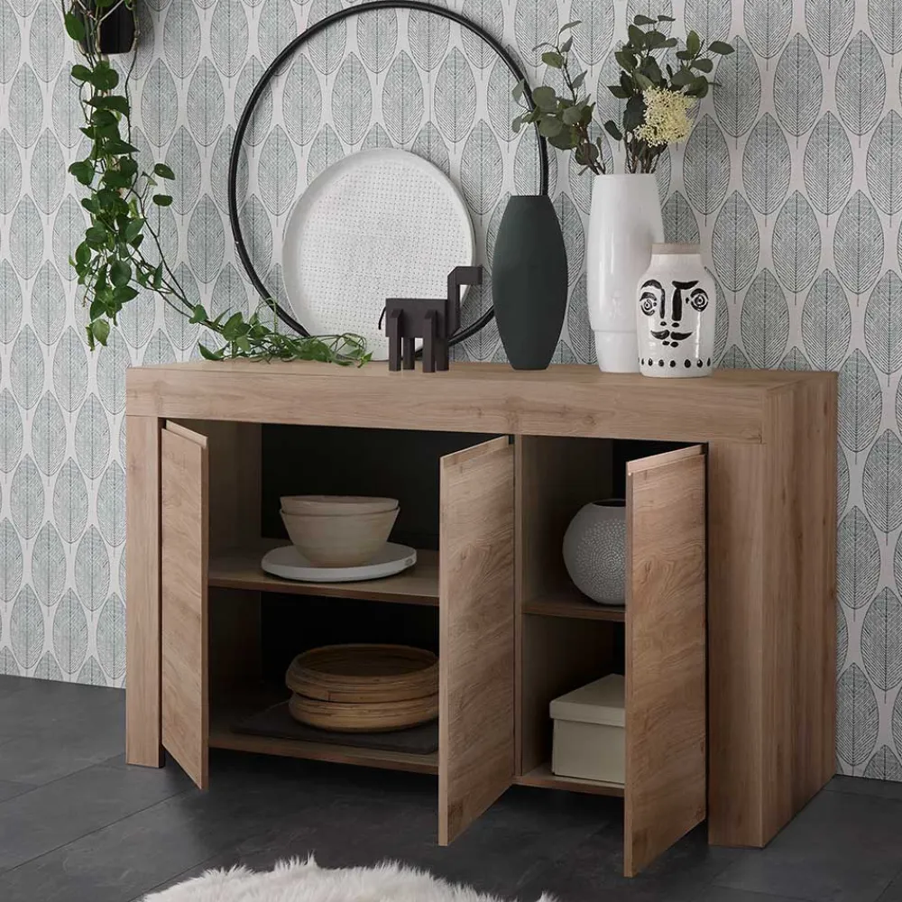 Wohnen Wohnwände<Wohnzimmer Möbel Kombination - Karika (dreiteilig)