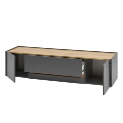Wohnen Wohnwände<Wohnzimmer Möbel Wohnwand günstig - Ahilav (vierteilig)