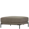 Wohnen Hocker<Wohnzimmer Polsterhocker in Taupe - Birte