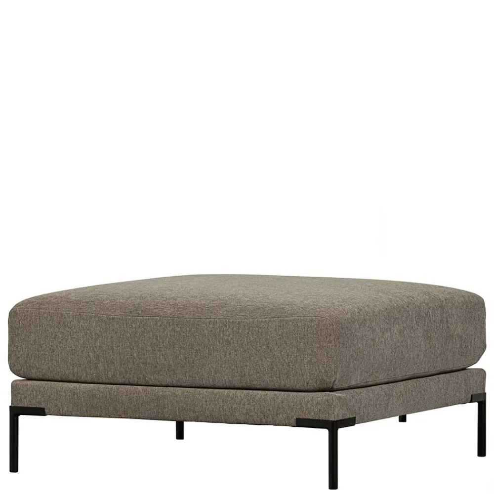 Wohnen Hocker<Wohnzimmer Polsterhocker in Taupe - Birte
