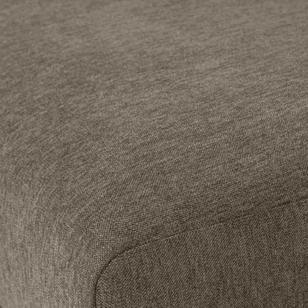Wohnen Hocker<Wohnzimmer Polsterhocker in Taupe - Birte