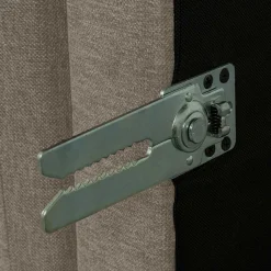 Wohnen Hocker<Wohnzimmer Polsterhocker in Taupe - Birte