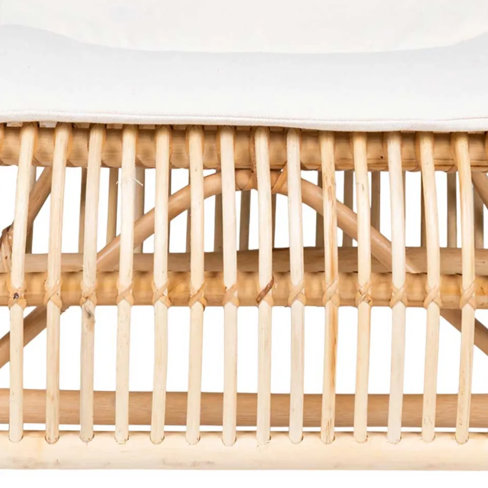 Wohnen Sessel<Wohnzimmer Rattan Loungestuhl in Natur - Abramas
