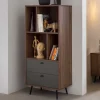 Wohnen Regale|Vitrinen<Wohnzimmer Regal mit vier Fächern - Nuies