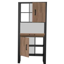 Wohnen Vitrinen<Wohnzimmer Schrank in Nussbaum Optik - Dudleys I