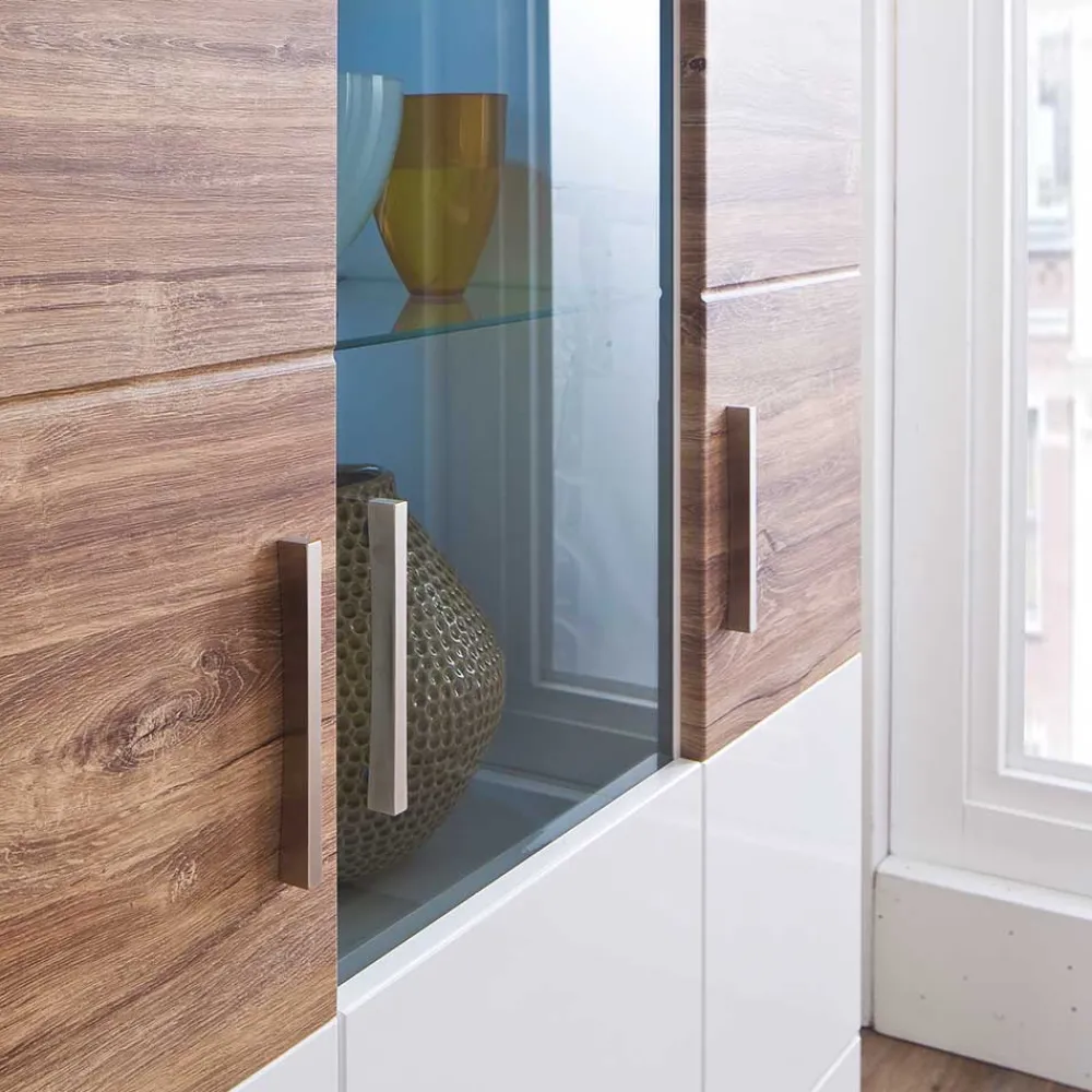 Wohnen Schränke<Wohnzimmer Schrank in Weiß Glanz - Icadro