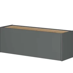Wohnen Wohnwände<Wohnzimmer Schrank Kombi in Anthrazit - Ahilav (sechsteilig)