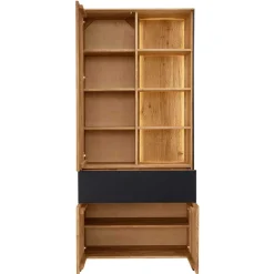 Wohnen Vitrinen<Wohnzimmer Schrank mit Beleuchtung LED - Viligrana
