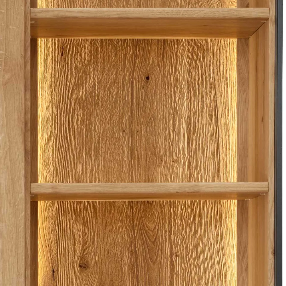Wohnen Vitrinen<Wohnzimmer Schrank mit Beleuchtung LED - Viligrana