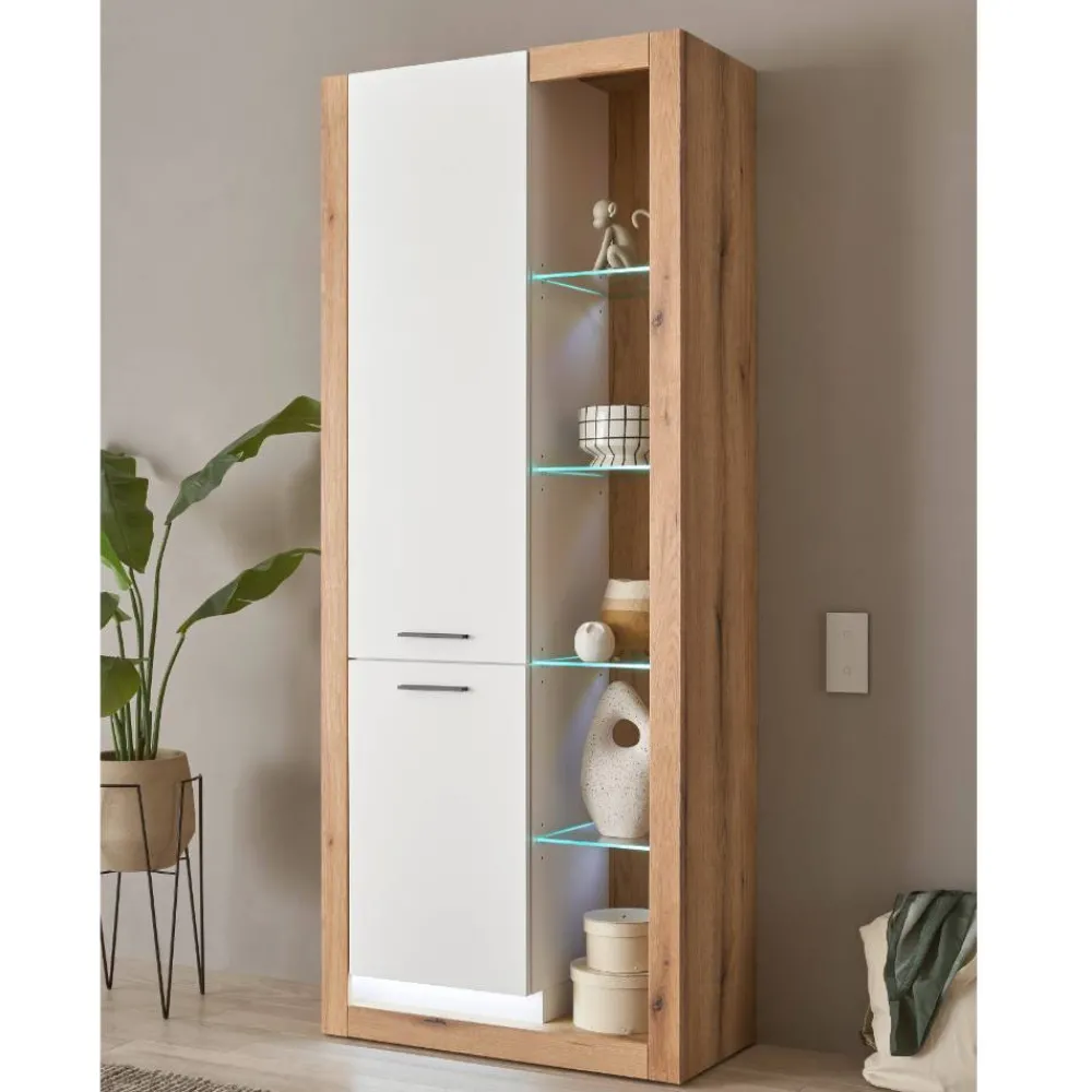 Wohnen Vitrinen<Wohnzimmer Schrank mit fünf offenen Fächern - Adejano