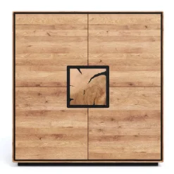Wohnen Highboards<Wohnzimmer Schrank mit Hirnholz Applikation - Shipper