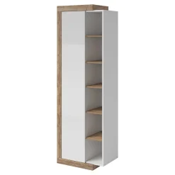 Wohnen Vitrinen|Schränke<Wohnzimmer Schrank mit Tür & sechs Fächern - Milvara