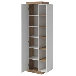 Wohnen Vitrinen|Schränke<Wohnzimmer Schrank mit Tür & sechs Fächern - Milvara