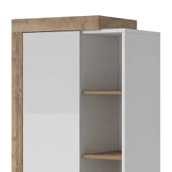 Wohnen Vitrinen|Schränke<Wohnzimmer Schrank mit Tür & sechs Fächern - Milvara