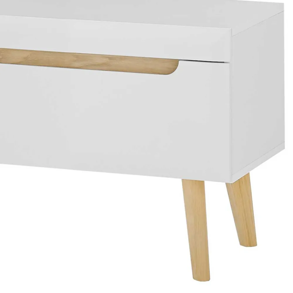 Wohnen Wohnwände<Wohnzimmer Schrankset im Skandi Design - Ginko (vierteilig)