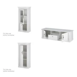 Wohnen Wohnwände<Wohnzimmer Schränke & Regal Set - Liancos (dreiteilig)