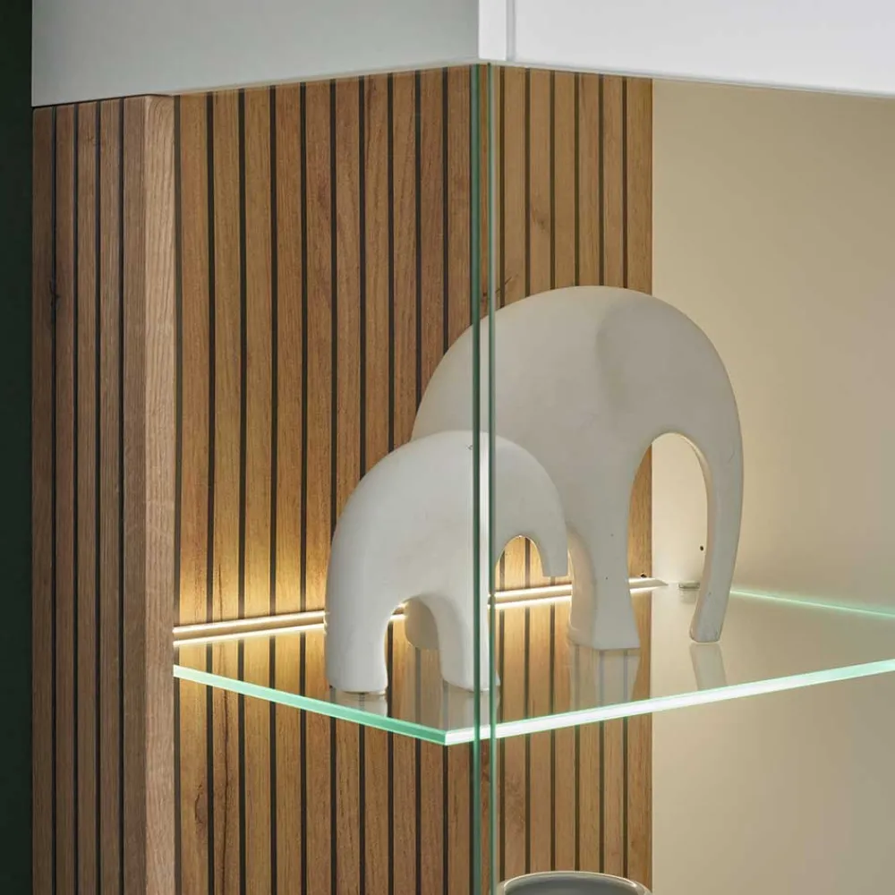 Wohnen Wohnwände<Wohnzimmer Schränke & Regal Set - Nenaloro (vierteilig)