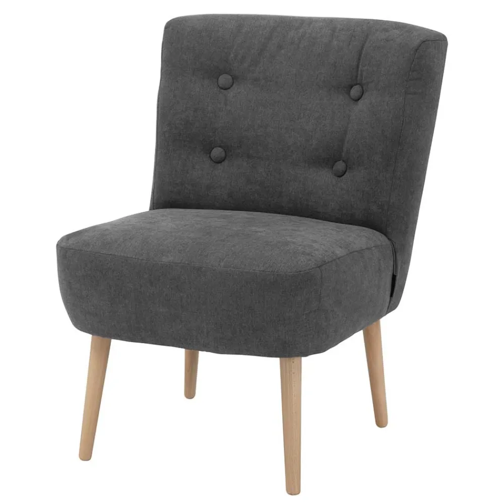 Wohnen Sessel<Wohnzimmer Sessel in Anthrazit - Rionja