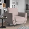 Wohnen Sessel<Wohnzimmer Sessel in Hellrosa - Udiessa