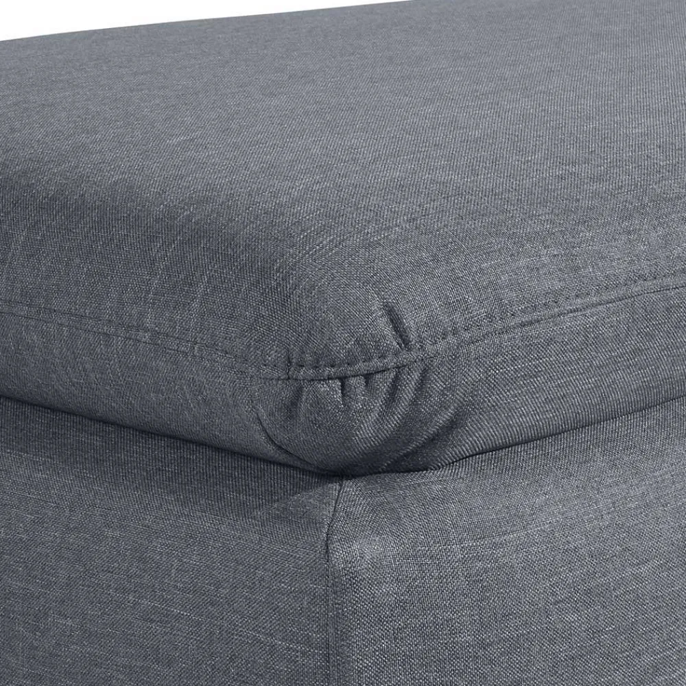 Wohnen Sessel<Wohnzimmer Sessel in Jeansblau und Nussbaum - Ilea
