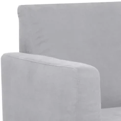 Wohnen Sessel<Wohnzimmer Sessel in Silbergrau und Buche - Terasus