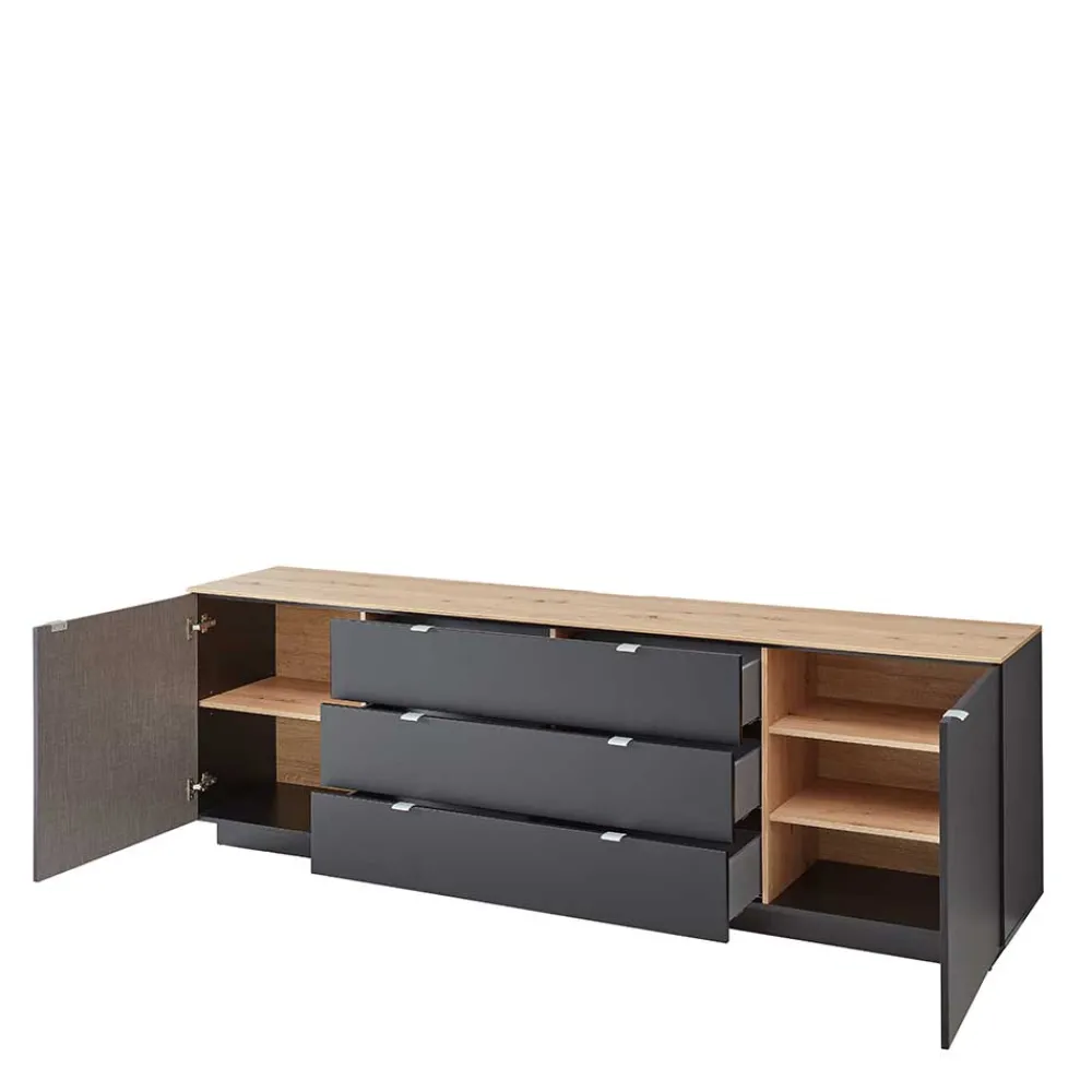 Wohnen Sideboards<Wohnzimmer Sideboard 240 cm breit - Hilona