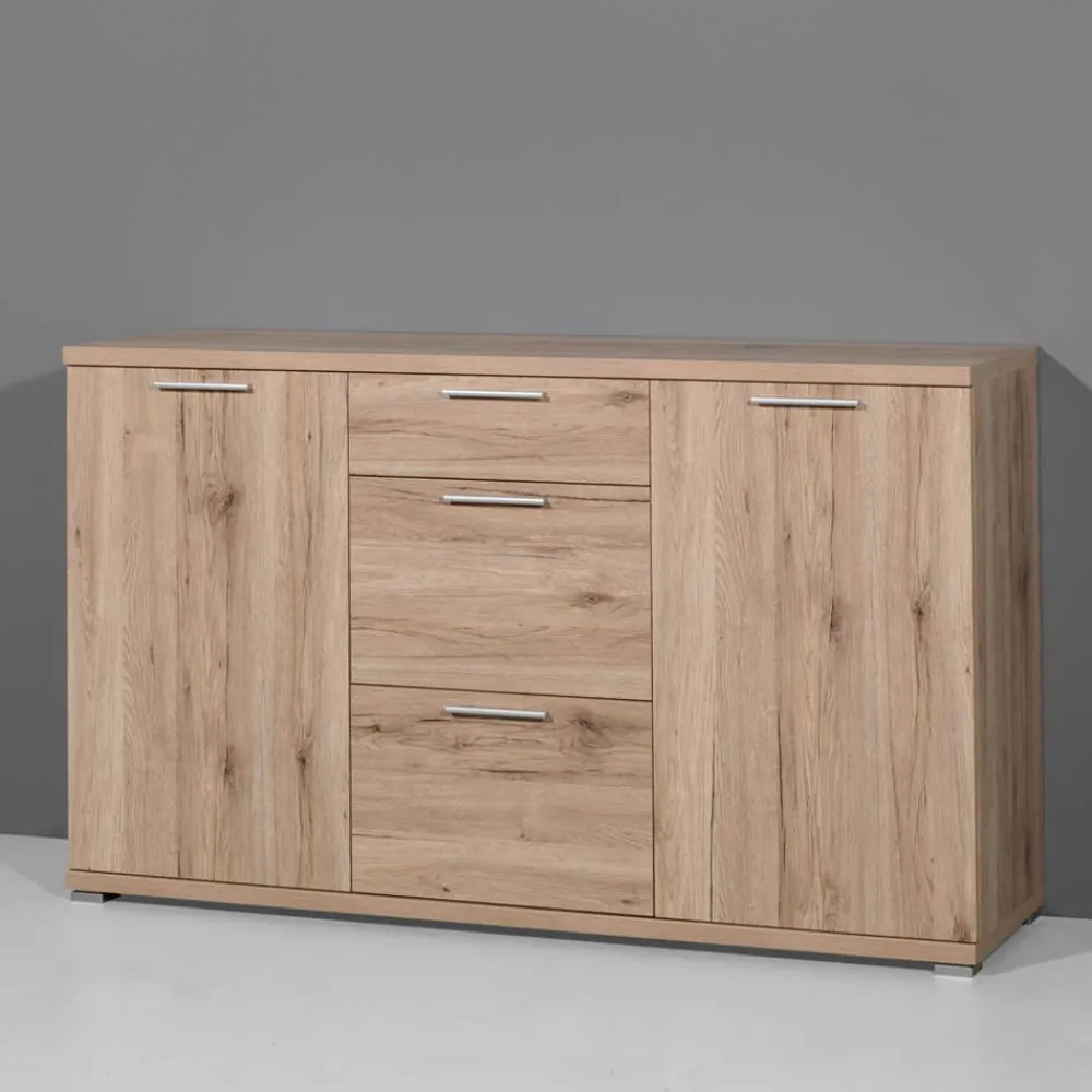 Wohnen Sideboards<Wohnzimmer Sideboard Endrew in Eiche Sanremo