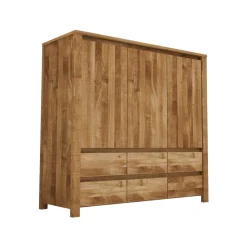 Wohnen Sideboards|Kommoden<Wohnzimmer Sideboard Nadalia aus Wildeiche Massivholz