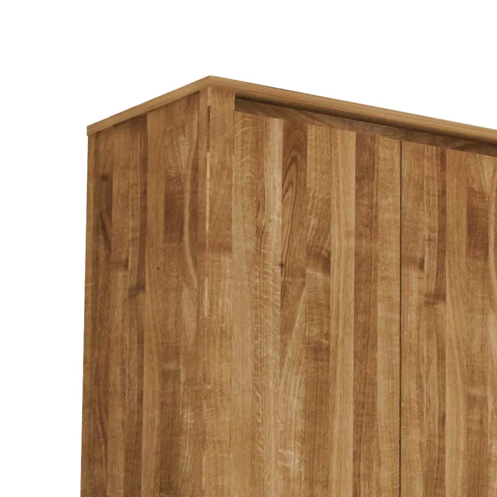 Wohnen Sideboards|Kommoden<Wohnzimmer Sideboard Nadalia aus Wildeiche Massivholz
