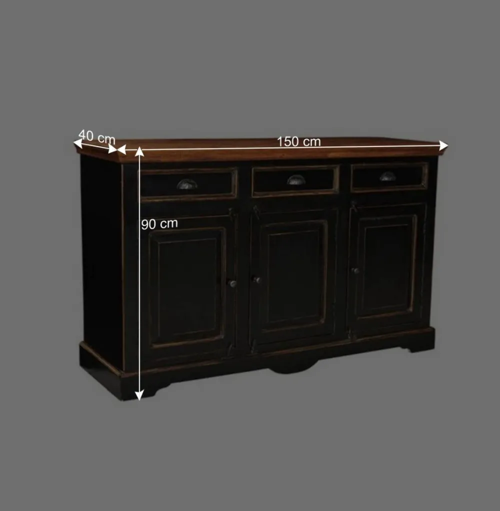 Wohnen Sideboards<Wohnzimmer Sideboard Sentiments in Schwarz