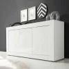 Wohnen Sideboards<Wohnzimmer Sideboard Sogno in Hochglanz Weiß