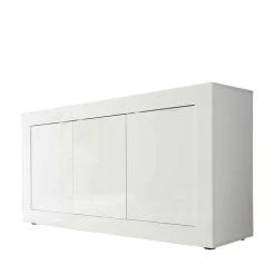 Wohnen Sideboards<Wohnzimmer Sideboard Sogno in Hochglanz Weiß