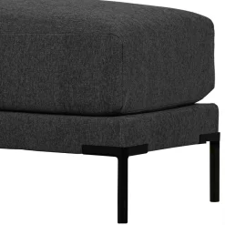 Wohnen Hocker<Wohnzimmer Sitzhocker in Dunkelgrau - Marietta