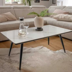 Wohnen Tische<Wohnzimmer Sofatisch aus Keramik Marmor Optik - Havanna