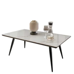 Wohnen Tische<Wohnzimmer Sofatisch aus Keramik Marmor Optik - Havanna