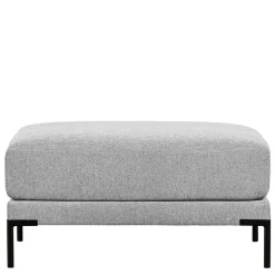 Wohnen Hocker<Wohnzimmer Stoffhocker in Hellgrau - Horedion