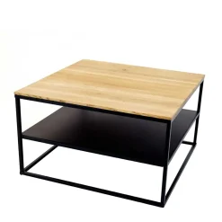 Wohnen Tische<Wohnzimmer Tisch aus Eiche massiv & Metall - Sisam