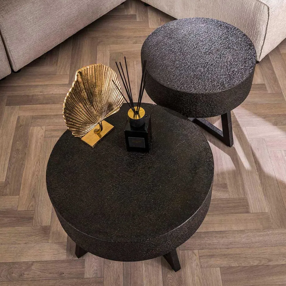 Wohnen Tische<Wohnzimmer Tisch in Schwarzbraun - Myranga