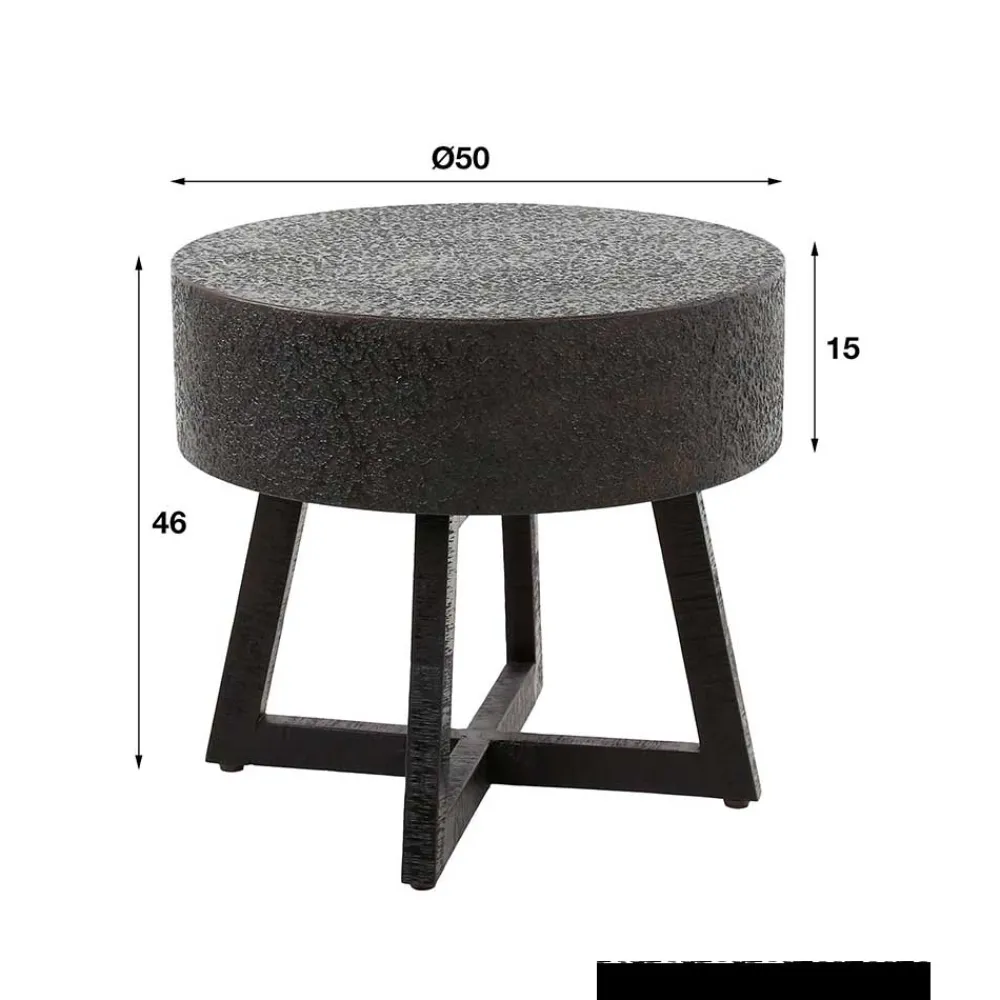 Wohnen Tische<Wohnzimmer Tisch in Schwarzbraun - Myranga