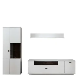Wohnen Wohnwände<Wohnzimmer TV Anbauwand 270 cm breit - Apulco (dreiteilig)