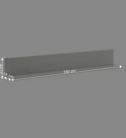 Wohnen Wohnwände<Wohnzimmer TV Anbauwand 270 cm breit - Apulco (dreiteilig)