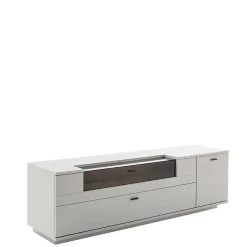 Wohnen Wohnwände<Wohnzimmer TV Anbauwand 270 cm breit - Apulco (dreiteilig)