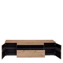 Wohnen Wohnwände<Wohnzimmer TV Anbauwand in Wildeiche - Kuetra (dreiteilig)