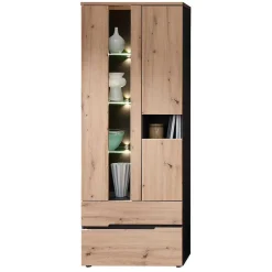 Wohnen Wohnwände<Wohnzimmer TV Anbauwand in Wildeiche - Kuetra (dreiteilig)